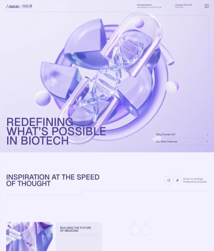 Website design example 9
